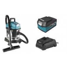 DED7175 Set Dedra Aspirator umed-uscat cu acumulator Li-Ion 18V 4.0Ah incarcator 60W